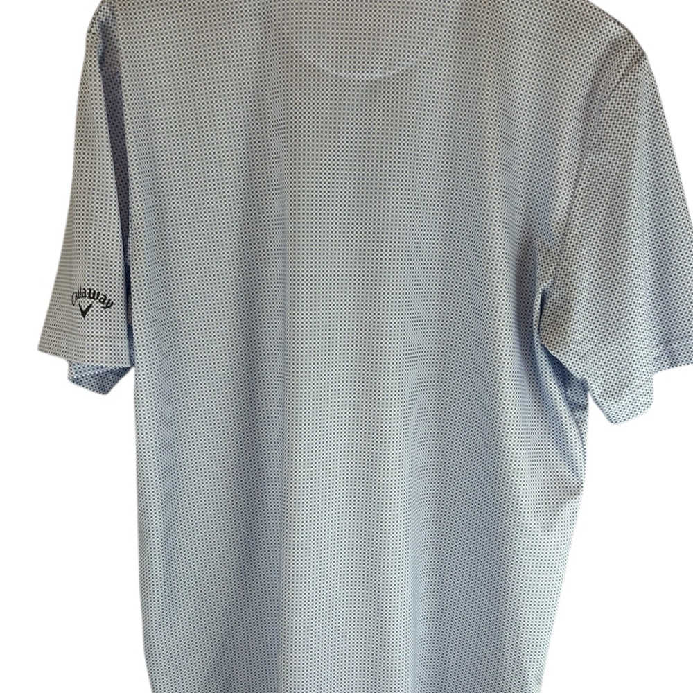 Callaway Men's Blue and White Polo Golf Shirt size Medium - Picture 2 of 4